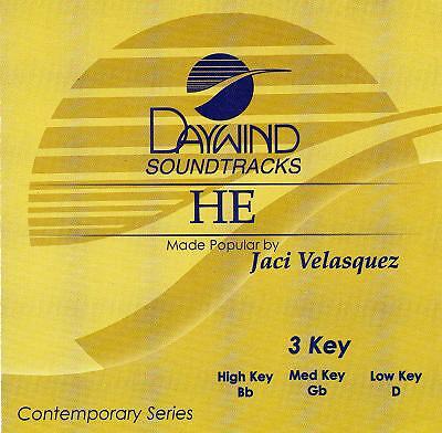 He - Jaci Velasquez - Accompaniment Track