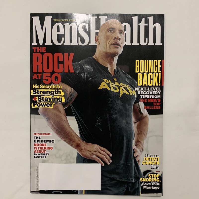 Men’s Health The Rock at 50 December 2022 Magazine