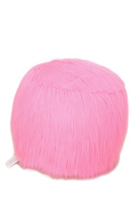 Nwt Mg Decor Faux Fur Ottoman Pouf Accent Chair Vanity Room Glam Dorm Pink 180 Ebay