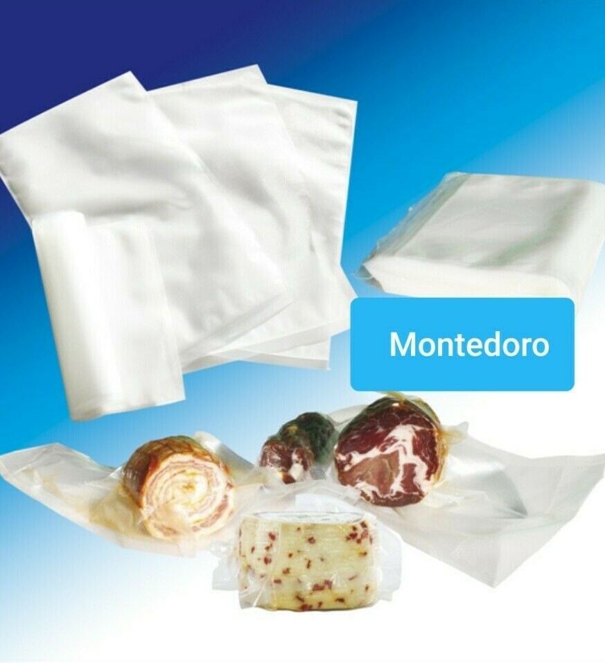 300 Sacchetti Sottovuoto Lisci 18x25 Professionali per Macchina a Campana
