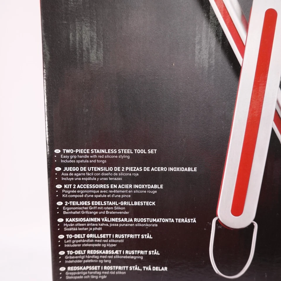 Weber Style 2 pc Stainless Steel Tool Set New - Image 3 of 4