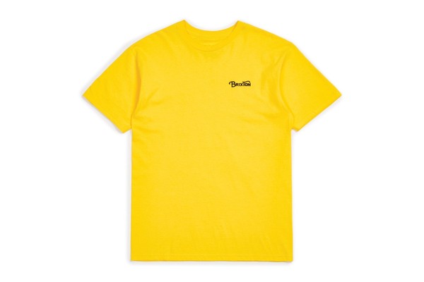 Brixton Grade Iii Standard T-SHIRT Neu Yellow Gr: M Brixton Supply-image