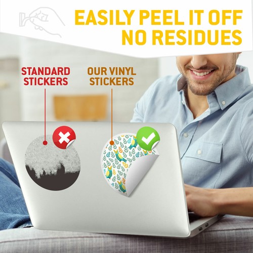 2 x Vinyl Stickers 20cm - Pretty Owl Pattern Nature Cool Gift #3543 - 第 5/9 張圖片