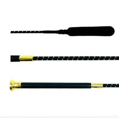 JAHORSE JA Horse GOLDEN AGE Gerte Reitgerte Dressurgerte mit spezieller Lederspitze