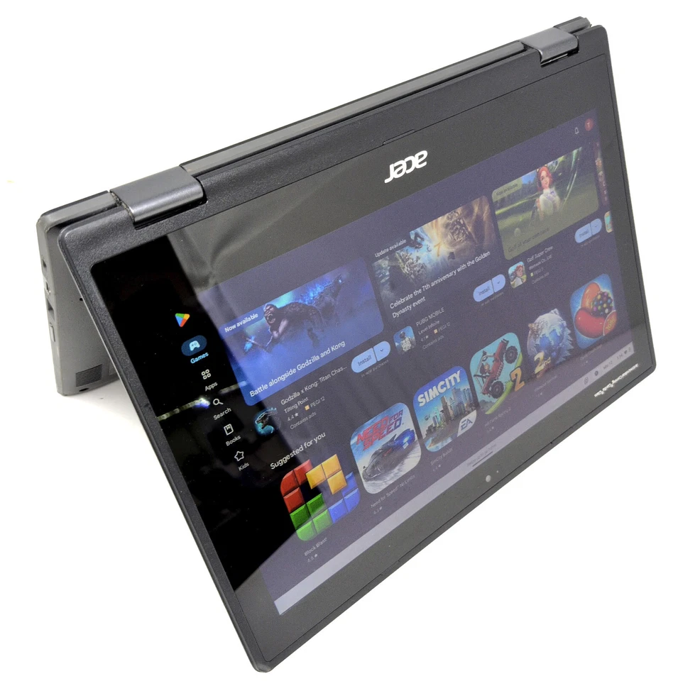 Acer Chromebook Spin 511 Touchscreen 4GB 32GB N4020 Webcam bluetooth USB-C - Image 2 of 4