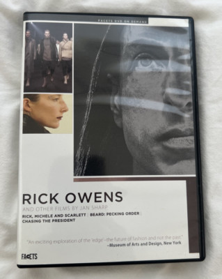 Rick Owens & Other Films by Jan Sharp DVD