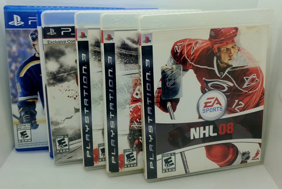 6 Game LOT NHL 2008-2017 (Sony PlayStation PS3, PS4) Authentic! CIB! Mint! 🔥 - Image 4 of 4