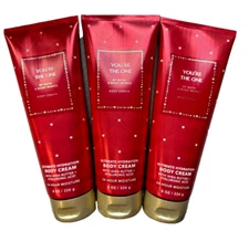 Bath & Body Works LOT of 3 Tubes Bottles You're The One Body Cream Lotion 8 oz