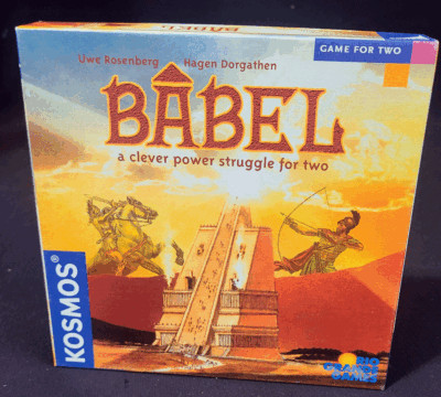 Kosmos Games Babel Strategy Board Game For Two Complete