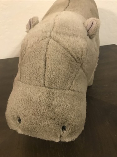 Ikea AFRIKA Africa Hippopotamus 21” Hippo Gray Safari Animal Plush Stuffed Toy - Picture 3 of 5