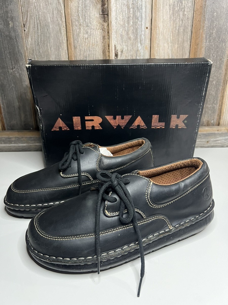 AIRWALK Vintage NOS 90s Y2K Black Chunky Platform Boots Lug AIRWALK Vintage NOS 90s Y2K Black Chunky Platform Boots Lug