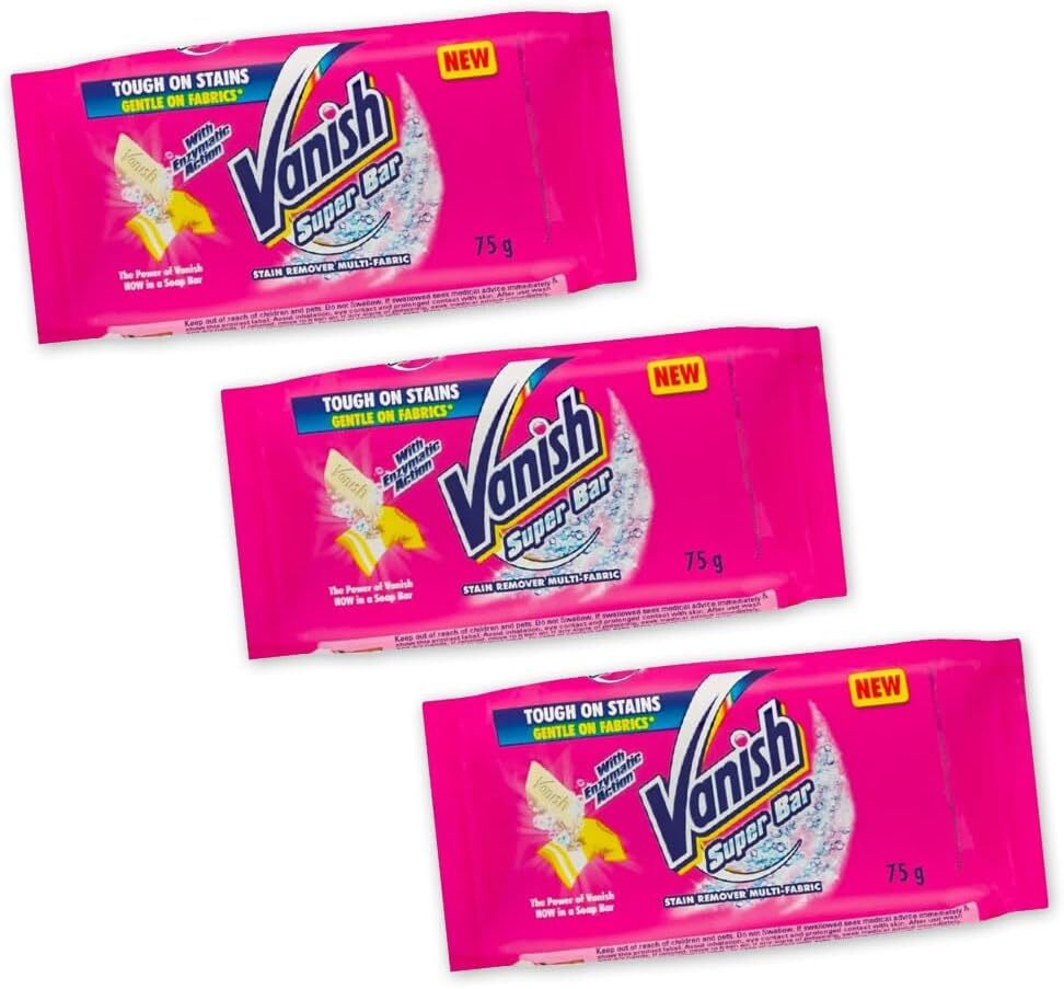 Vanish Super Soap Bars Multi Fabric Stain Remover 75g MULTY PK eBay