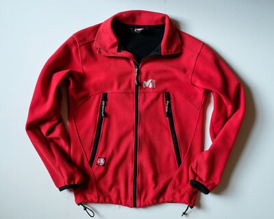MILLET WINDSTOPPER ROT FLEECE HERREN SMALL