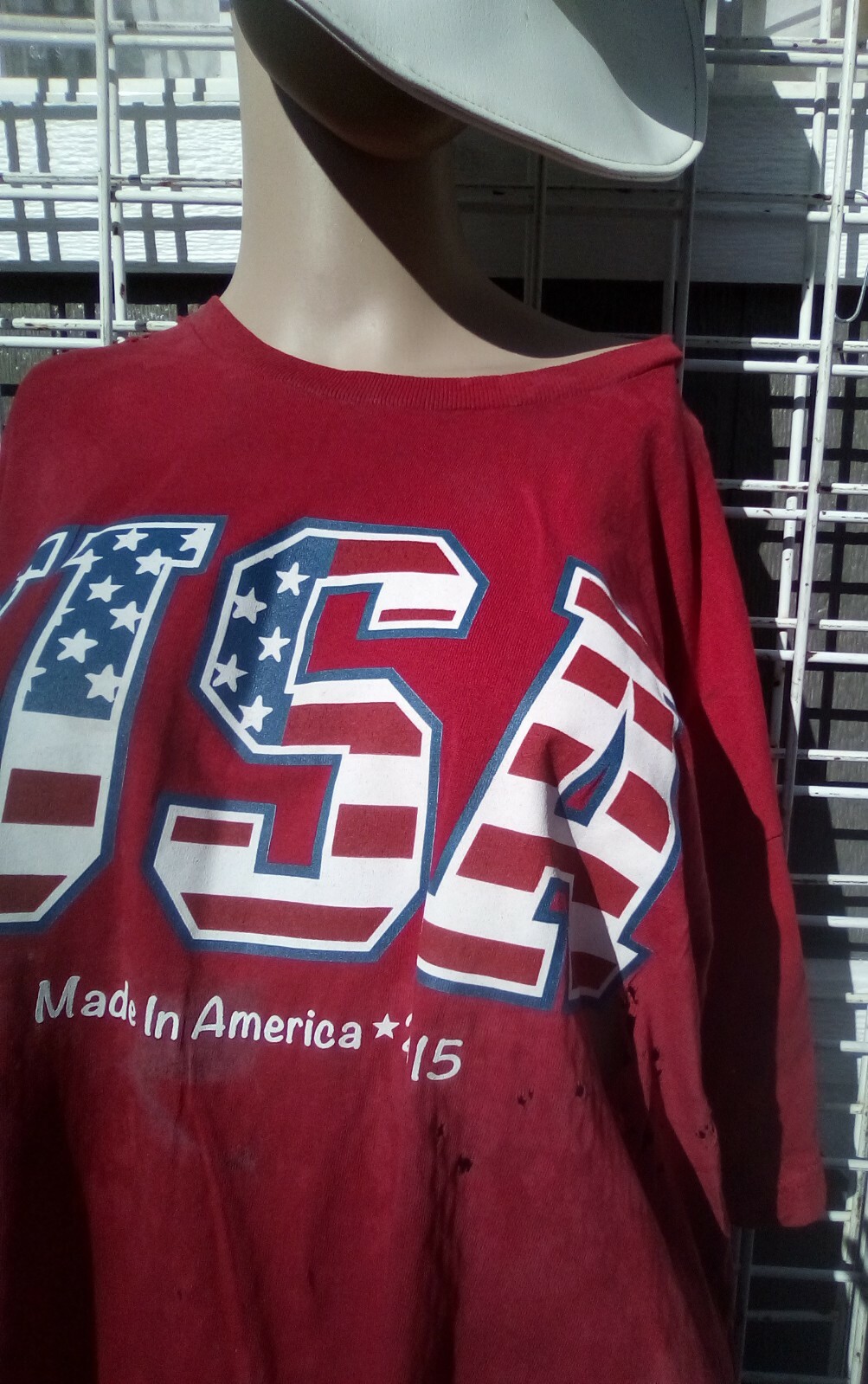 USA THRASHED TRASHED  destroyed ripped distressed… - image 2