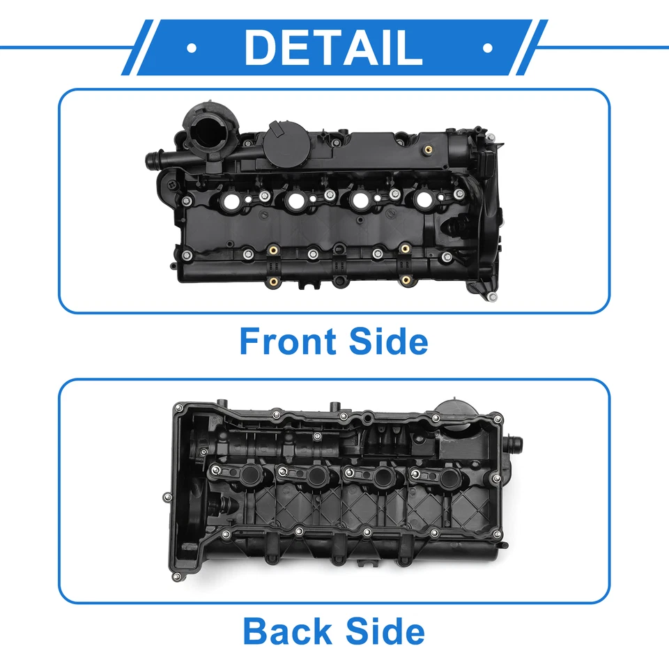 Front Engine Valve Cover with Gasket No.11128508570 for BMW X3 2008-2010 1 Set Foto 4 de 4
