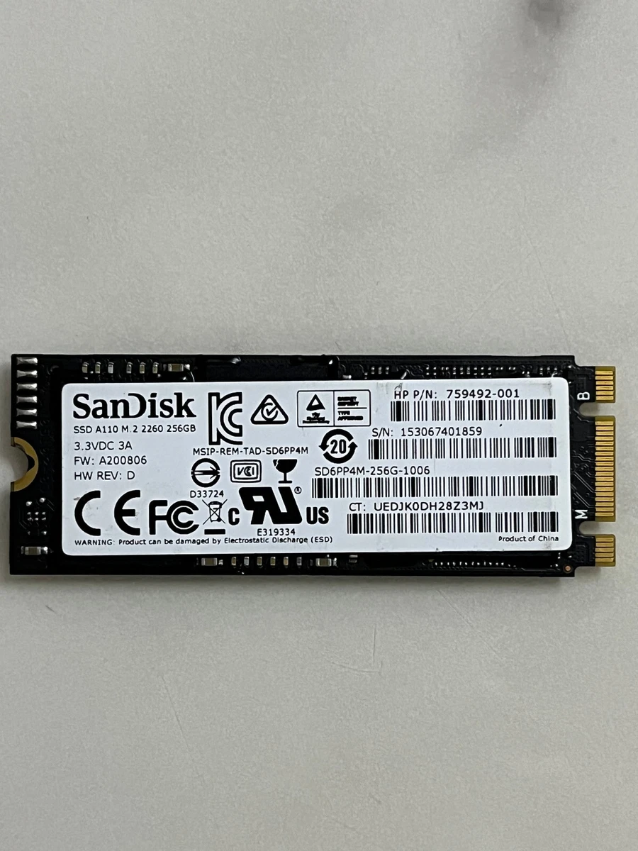 SanDisk M.2 Interface 256 GB Solid State Drives for sale | eBay