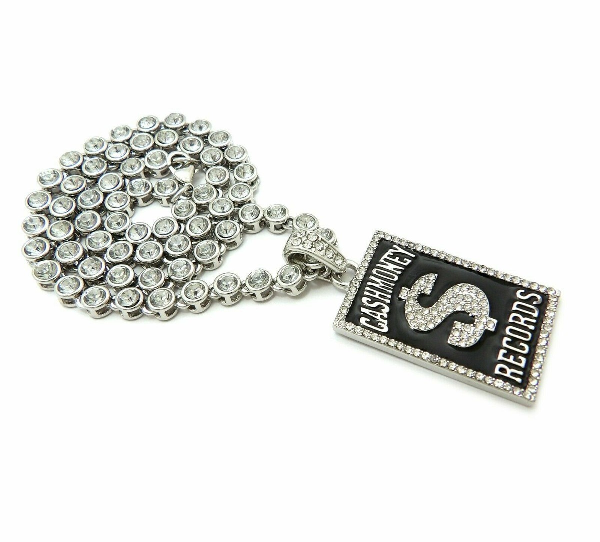 Hip Hop CASH MONEY RECORDS Pendant & Iced 18
