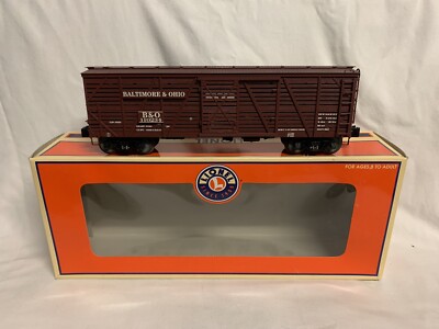 LIONEL BALTIMORE OHIO ACF 40-TON STOCK CATTLE CAR 6-17704! O SCALE FREIGHT B&O