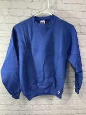 Russel Athletic Youth Heavy Weight Sweatshirt Blue Size Medium New With Tags