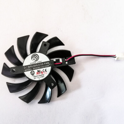 For Power Logic PLD08010S12HH DC12V 0.35A 7410 2Wire Graphics Cooling Fan