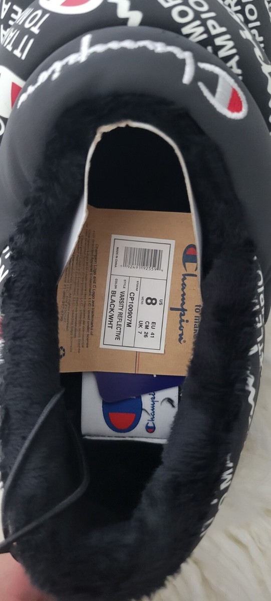Champion Varsity Reflective Slipper Mens Champion Varsity