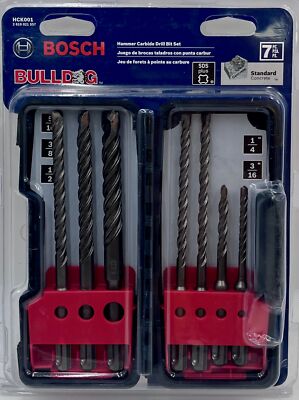 Bosch HCK001 7-Piece SDS-plus Rotary Hammer Drill Bit Set