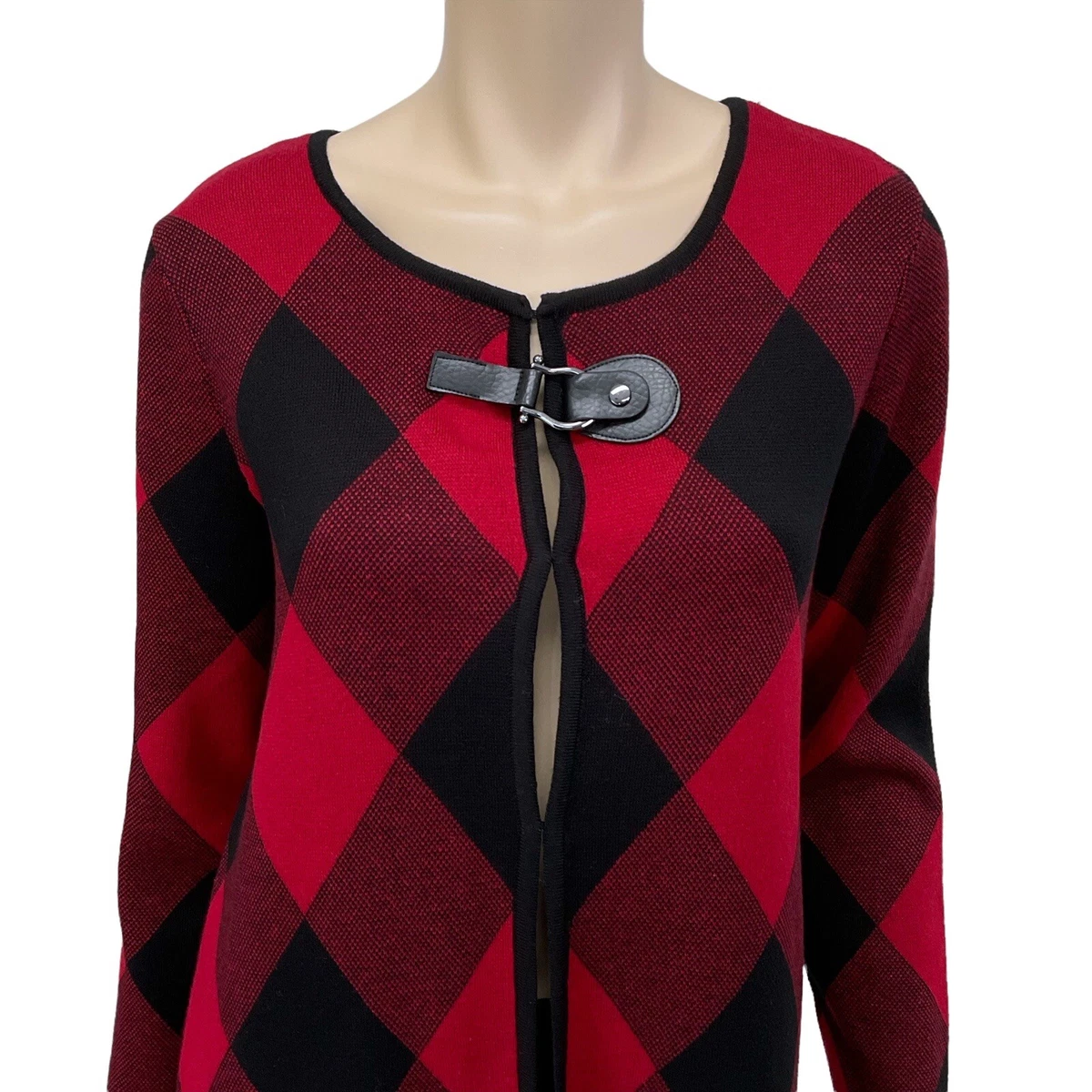 Buffalo plaid duster clearance cardigan