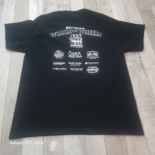Bluegrass World Of Wheels Custom Car Show T-shirt Men's Large - Picture 2 of 6