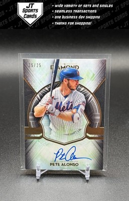 2021 Topps Diamond Icons Pete Alonso AC-PA Auto 25/25 Baltimore Orioles