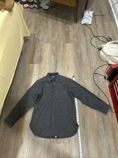 Pendleton Vintage Wool Shirt Mens Large Heather Gray Made in USA