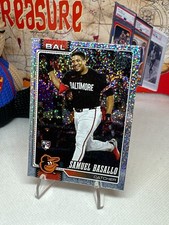 Samuel Basallo 2026 Topps Series 1 Celebration Confetti Foil Rookie Card #104
