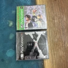 lot of 2 ps1 sealed games final fantsy viii & the x files 4 discs