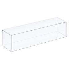 Acrylic Display Case 41x11x10.5cm Plastic Box Cube Storage Box Transparent