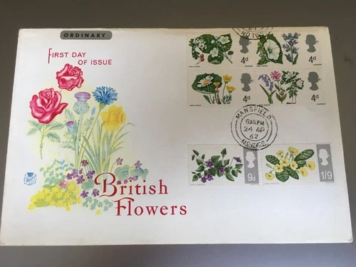 GB STAMPS RARE FIRST DAY COVER 1967 FLOWERS