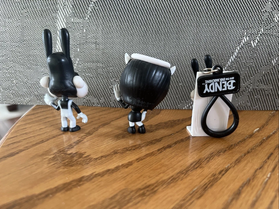 Bendy And The Ink Machine 公仔 3 件装 Alice Angel、Boris & Dead Boris 夹子 — 第 3/4 张图片
