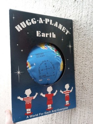 1993 Hugg-A-Planet Earth Plush Globe In Original Box | eBay display picture 1