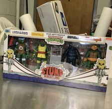 NECA Teenage Mutant Ninja Turtles Cartoon Stump Wrestling Turtles Action Figures