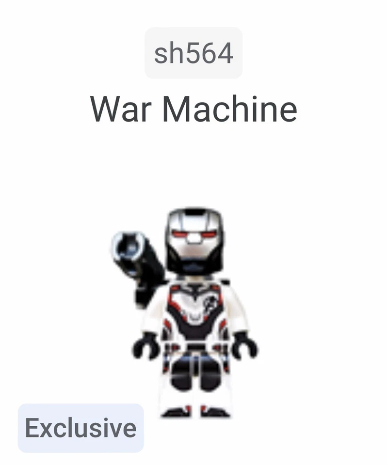 Lego Super Heroes Avengers Armure de War Machine 76124