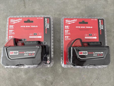 2 PCS Milwaukee 48-11-1850 M18 XC 5.0 AH 18 Volt Capacity Battery New In Pack