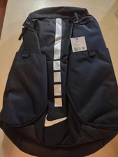 Nike Elite Hoops Pro Stripes Backpack Black Basketball Gym Bag One Size New