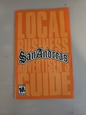 GTA San Andreas PS2 Manual ONLY