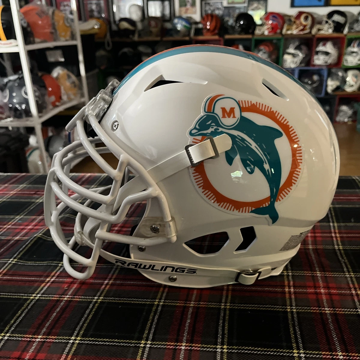 customized kids football helmets Helmet Miami Dolphins Kids Jersey Miami Dolphins 2024 Tyreek Hill Custom  Mini Riddell Football