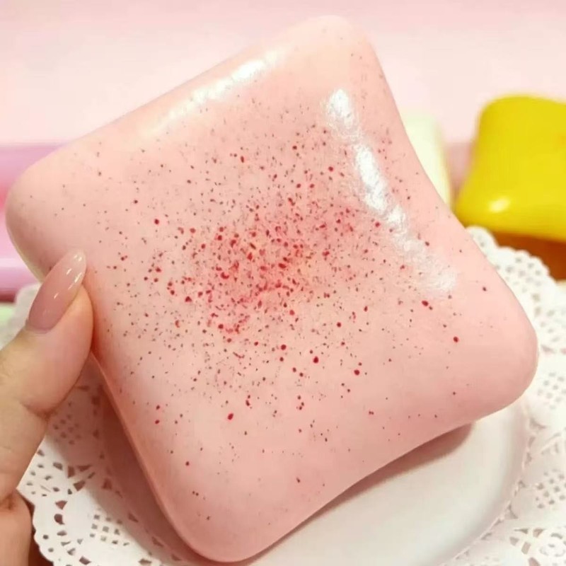 Bread Butter Squishy Slow Rising Squishy  Stress Relief & Fidget Toy**