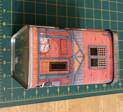 The Tinsmith's Craft Ziegel ZUG DEPOT Design Blechdose Aufbewahrung 6" x 5" x 3" Dekor - Bild 7 von 8