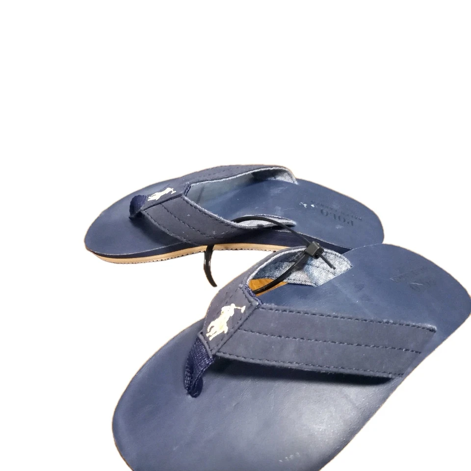 Ralph Lauren Polo Flip Flops Curved Size 2 No Tags - Image 2 of 4