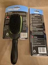 Double Sided Dog Brush & Detangler Comb Grooming Set for Medium & Large Dogs New