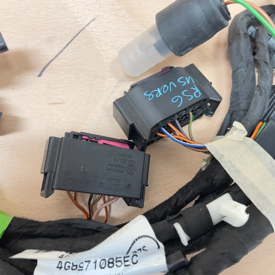 New Genuine Audi A7 C7 4G S7 RS7 Parking Sensor Wiring Loom Rear Bumper BSS+DRL - Image 3 of 4