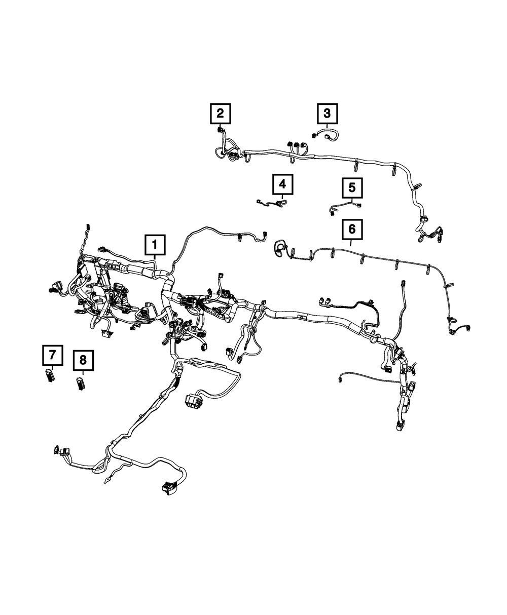 Genuine Mopar Satellite Antenna 68483940AB