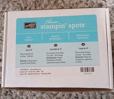 Stampin Up Set of 12 CRAFT Rich Regals STAMPIN SPOTS Ink Pads  RETIRED