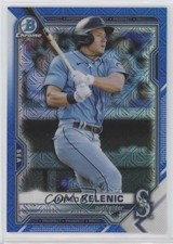 2021 Bowman Chrome Prospects Mega Box Blue Mojo Refractor Jarred Kelenic he0